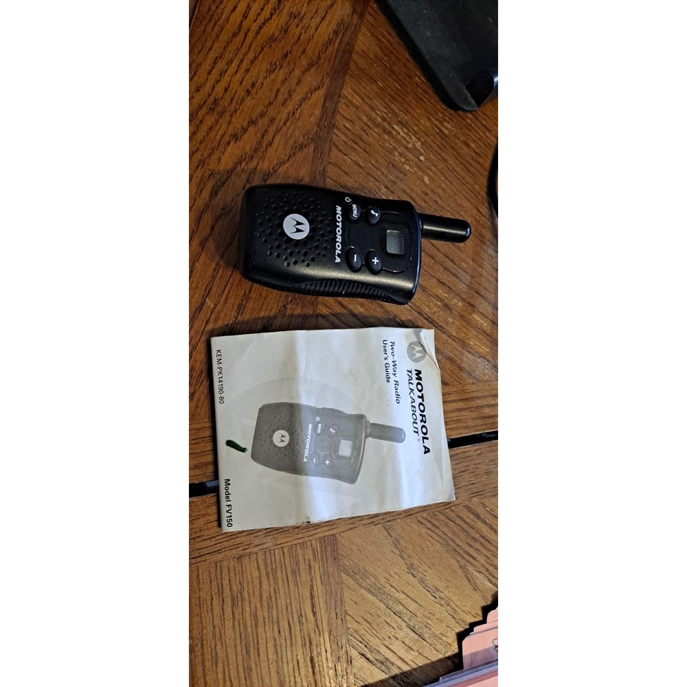Motorola Talkabout Two-way Radio Model FV150, Tested,  Works Great